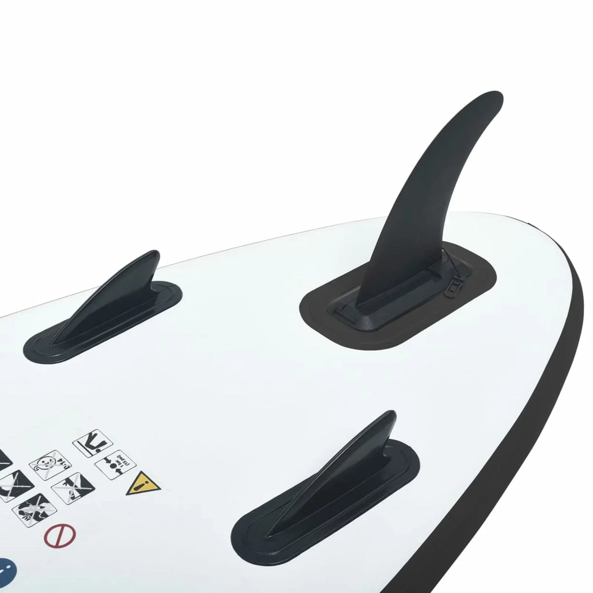 Maboto Inflatable Paddle Board Set Black and White