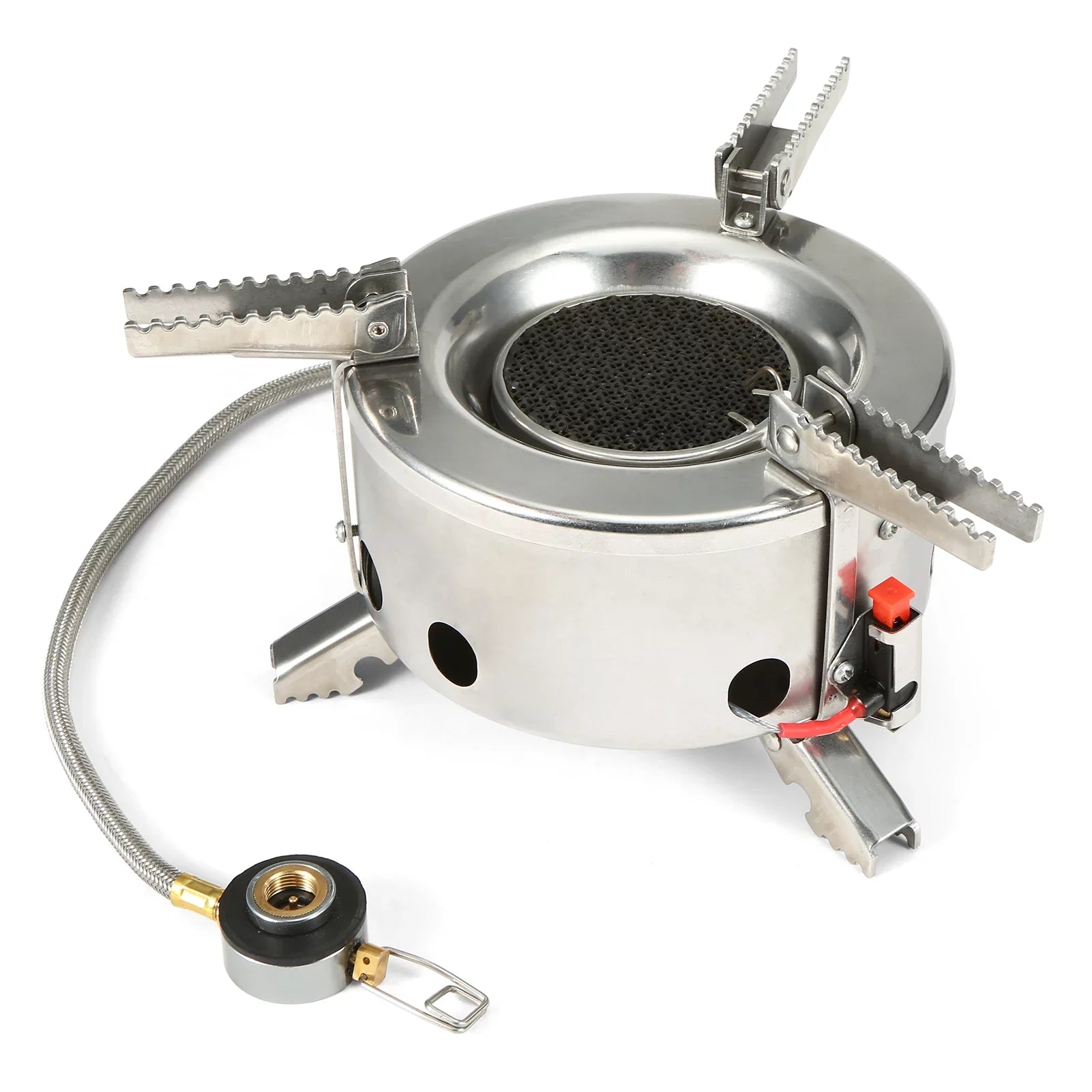 Maboto 6000W Camping Gas Windproof Foldable Backpacking Hiking Outdoor Cooking with Piezo Ignition