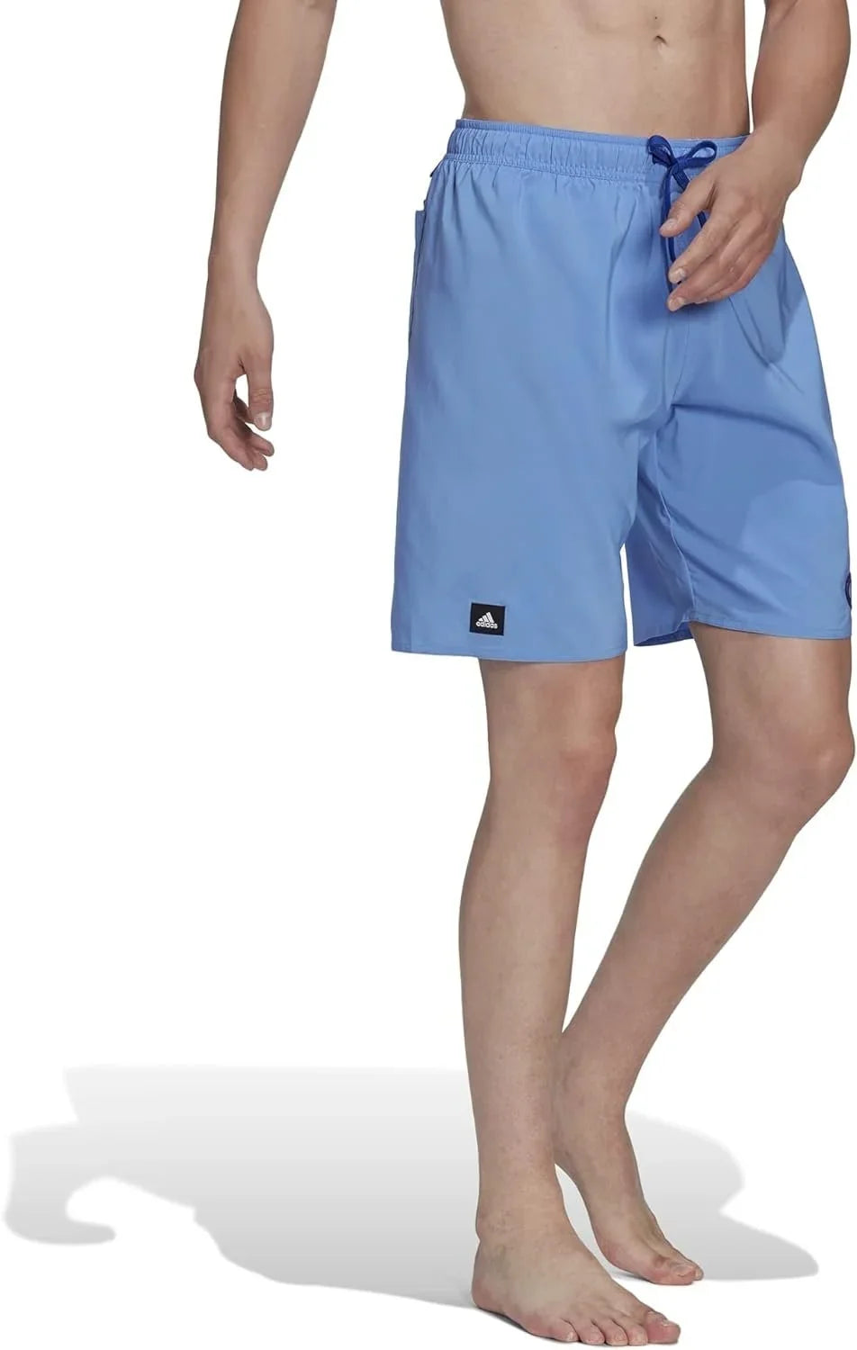 adidas Seasonal Floral Classics Logo 19" Swim Shorts Blue Fusion/Pulse Mint MD
