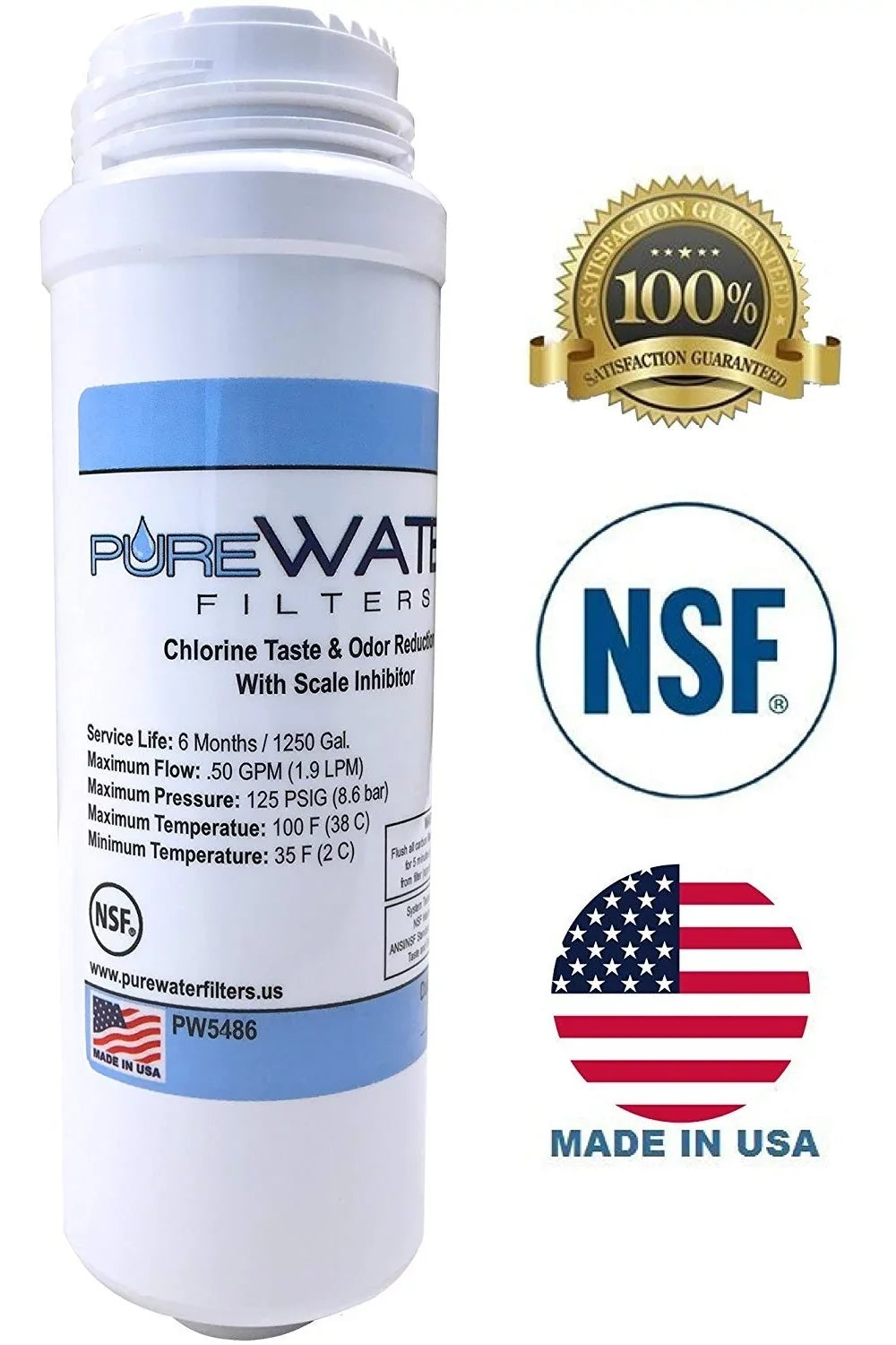 Keurig KQ8A Water Filter System for Direct Water Line Plumb Kit Hookup For Models B150P, K150P, K155P, K2500, K3000, K3000SE, B3000, B3000SE, K3500, K4000