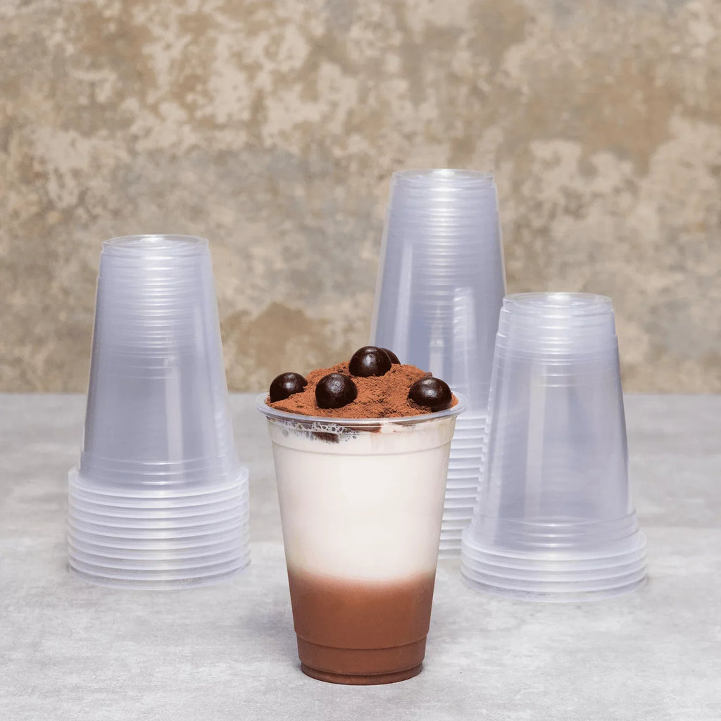 Karat C1011 Translucent U-RIM PP Modern Cups 16 oz 500 cc (95mm), 2000 Pcs