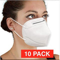 Gopremium Unisex Non Woven Thin Section Summer Breathable Disposable Sunscreen Mask for Adult, Black - Pack of 10
