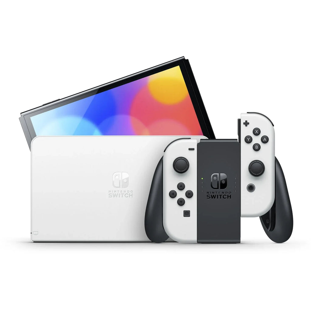 Nintendo Switch OLED Console White with Super Mario 3D World + Bowser’s Fury and Screen Cleaning Cloth