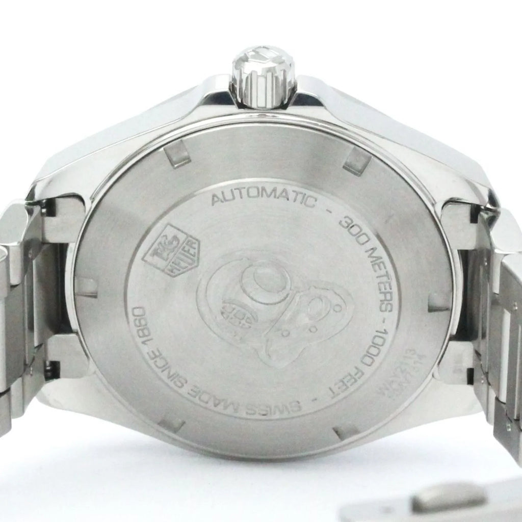 Pre-Owned Polished TAG HEUER Aquaracer Caliber 5 Steel Automatic Watch WAY2113 BF566053 (Good)