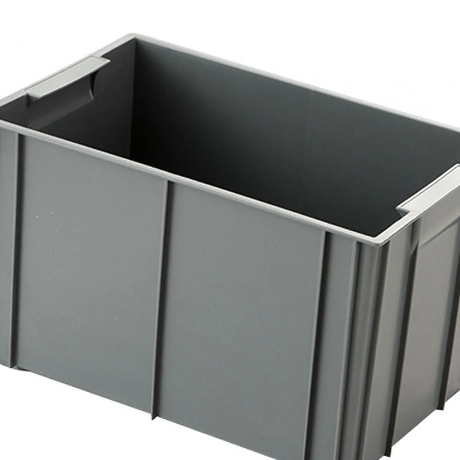 Storage Box Storage Bin Long-lasting Multipurpose Organizer Space Saving Stackable Storage Container for RV Travel Desktop Fishing Gray 28.5x18x17cm
