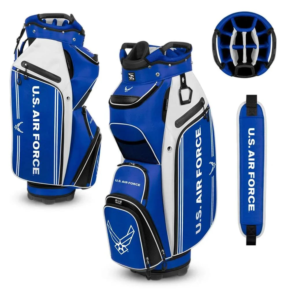 US Air Force Falcons Bucket III Cart Golf Bag
