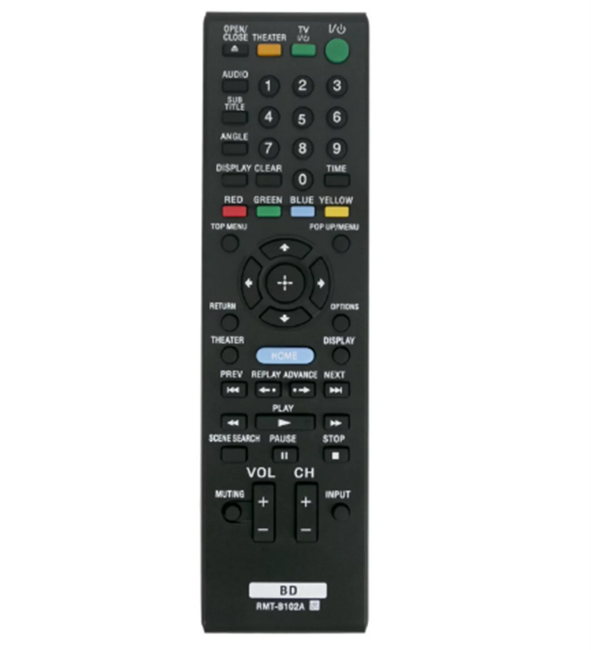 RMT-B102A Remote control replacement Matching with Sony Blu ray DVD player BDPS350 BDP-S350B