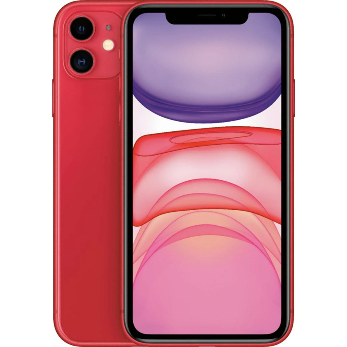 Restored Apple iPhone 11 64GB Fully Unlocked (Verizon + Sprint + GSM Unlocked) - Red (A-Grade ) (Refurbished)
