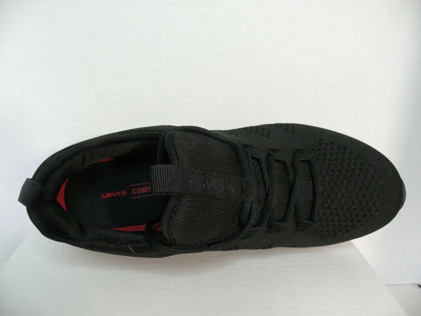 LEVIS COMFORT LOW ATHLETIC TRAINERS SPORTS SNEAKERS MEN SHOES BLACK SIZE 12 NEW