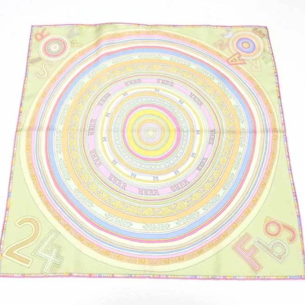 Pre-Owned Hermes HERMES Scarf Petit Carre Silk Multicolor Women's (Good)