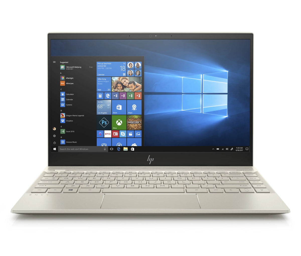 Restored HP Envy 13 Ultra Thin Laptop 13.3" Full-HD, Intel Core i5-8250U, Intel UHD Graphics 620, 256GB SSD, 8GB SDRAM, Fingerprint reader, 13-ah0051wm (Refurbished)
