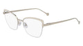 Eyeglasses FERRAGAMO SF 2182 721 Shiny Gold/Ivory