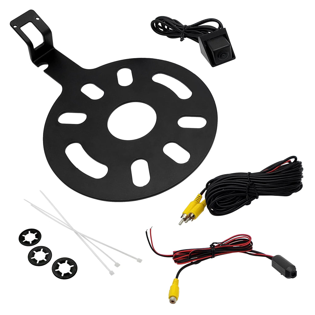 Master Tailgaters Backup Camera for Jeep Wrangler Spare Tire Mount with OEM Monitor Adapter