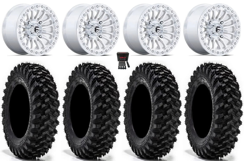 Fuel Rincon Bdlk 15" Wheels Mh 30" Warrior XT Tires Sportsman RZR Ranger