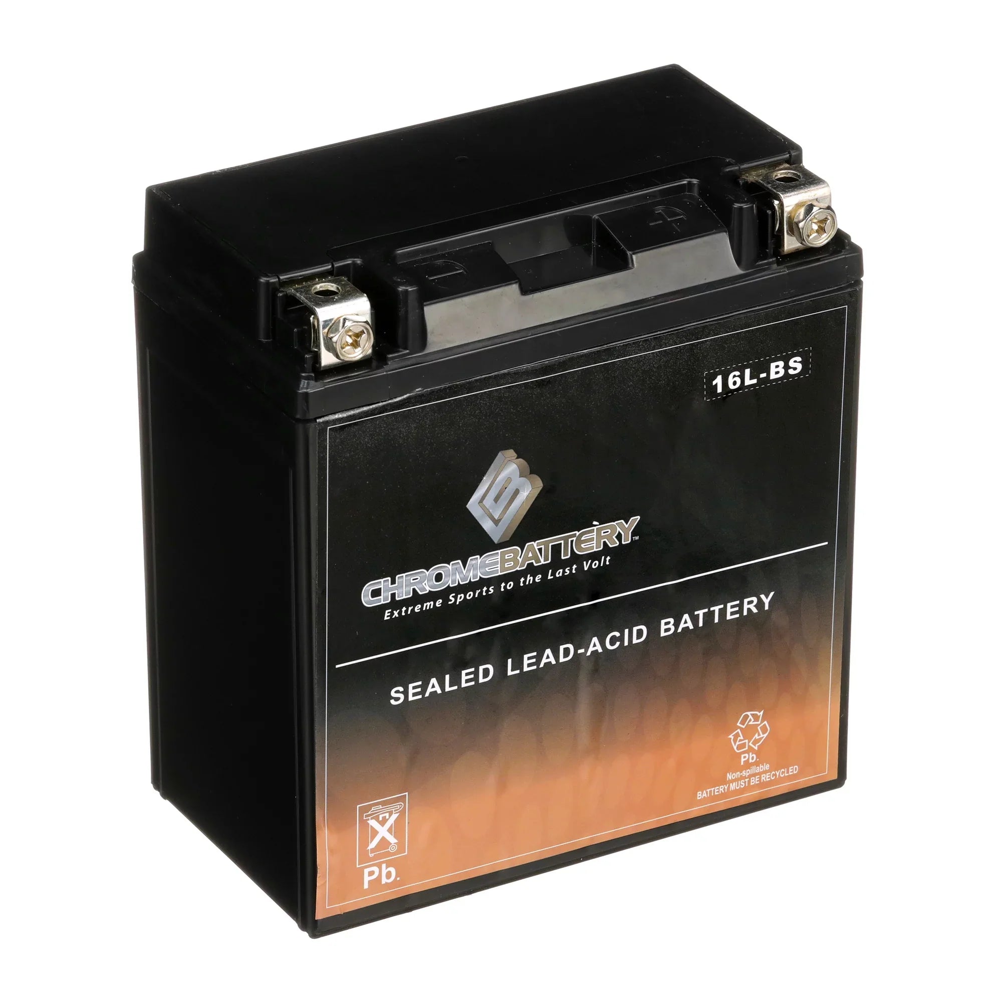 Chrome Battery Ytx16l-bs (16l-bs 12 Volts,14 Ah, 230 Cca) Jet Ski Battery for Kawasaki Js650 Sx 1988