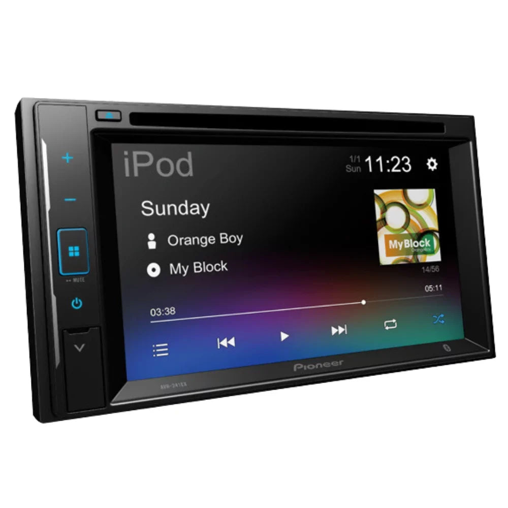 KIT4835 Bundle for 2002-2004 Oldsmobile Bravada W/ Pioneer AVH-241EX Double DIN Car Stereo with Bluetooth/Backup Camera/Installation Kit/in-Dash DVD/CD AM/FM 6.2" Touchscreen Digital Media Receiver