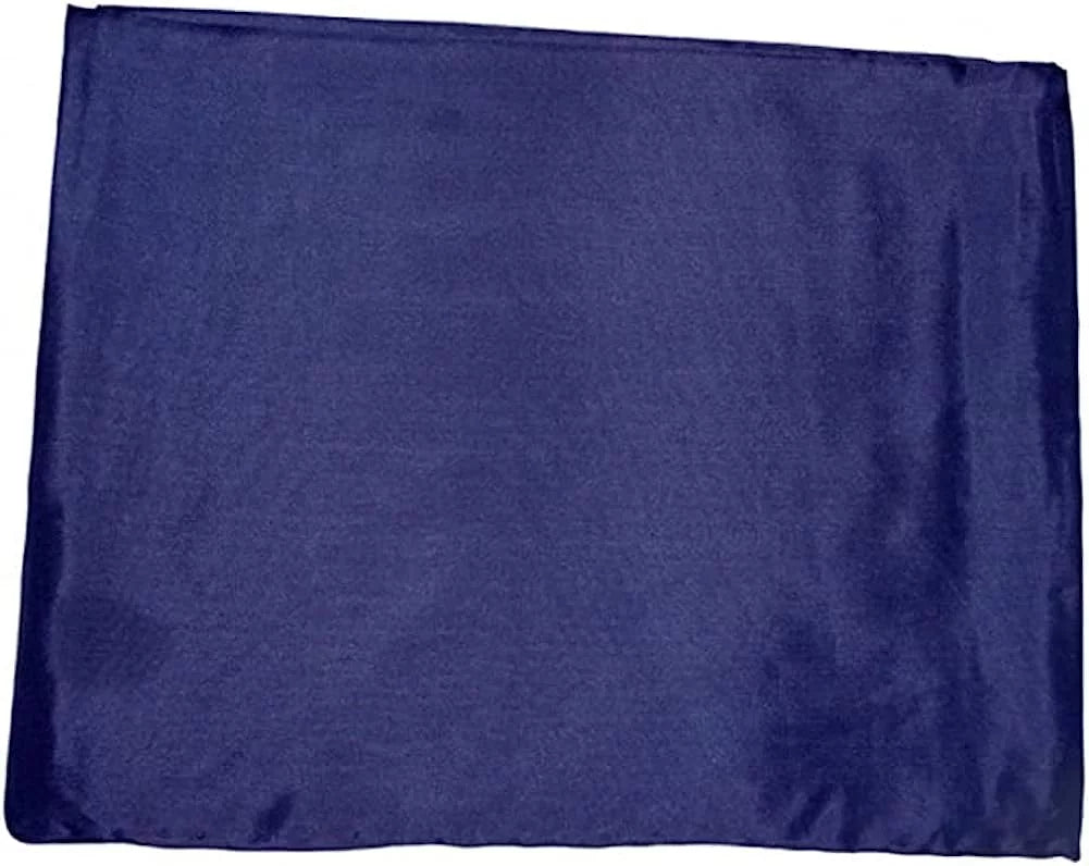 WYOMING TRADERS Solid Navy Regular Silk Scarf (SN)