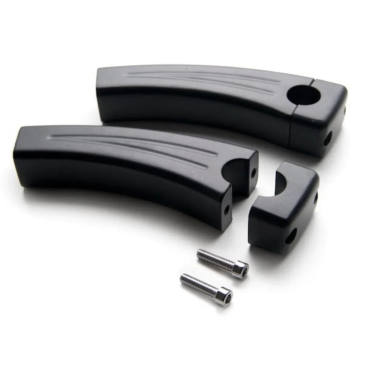 Krator 5.5" Black Bike Handlebar Pullback Risers 7/8" Fitting with Yamaha FZR 400 600 750 1000