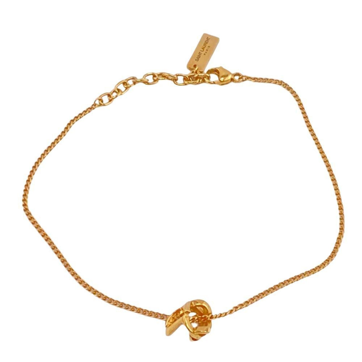Pre-Owned SAINT LAURENT YSL Bracelet Gold Women's Z0006130 (Good)