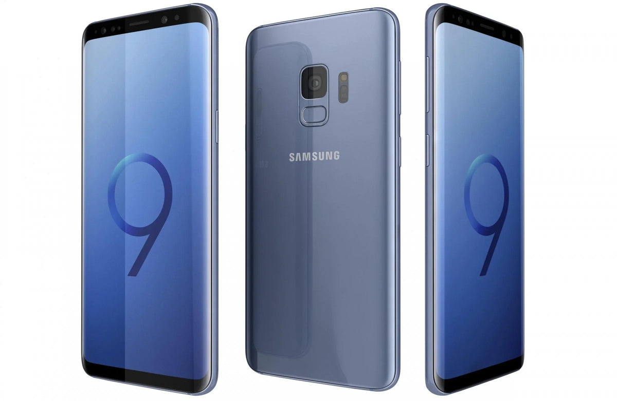 Pre-Owned Samsung Galaxy S9 G960U 64GB Fully Unlocked Coral Blue (Refurbished: Fair)