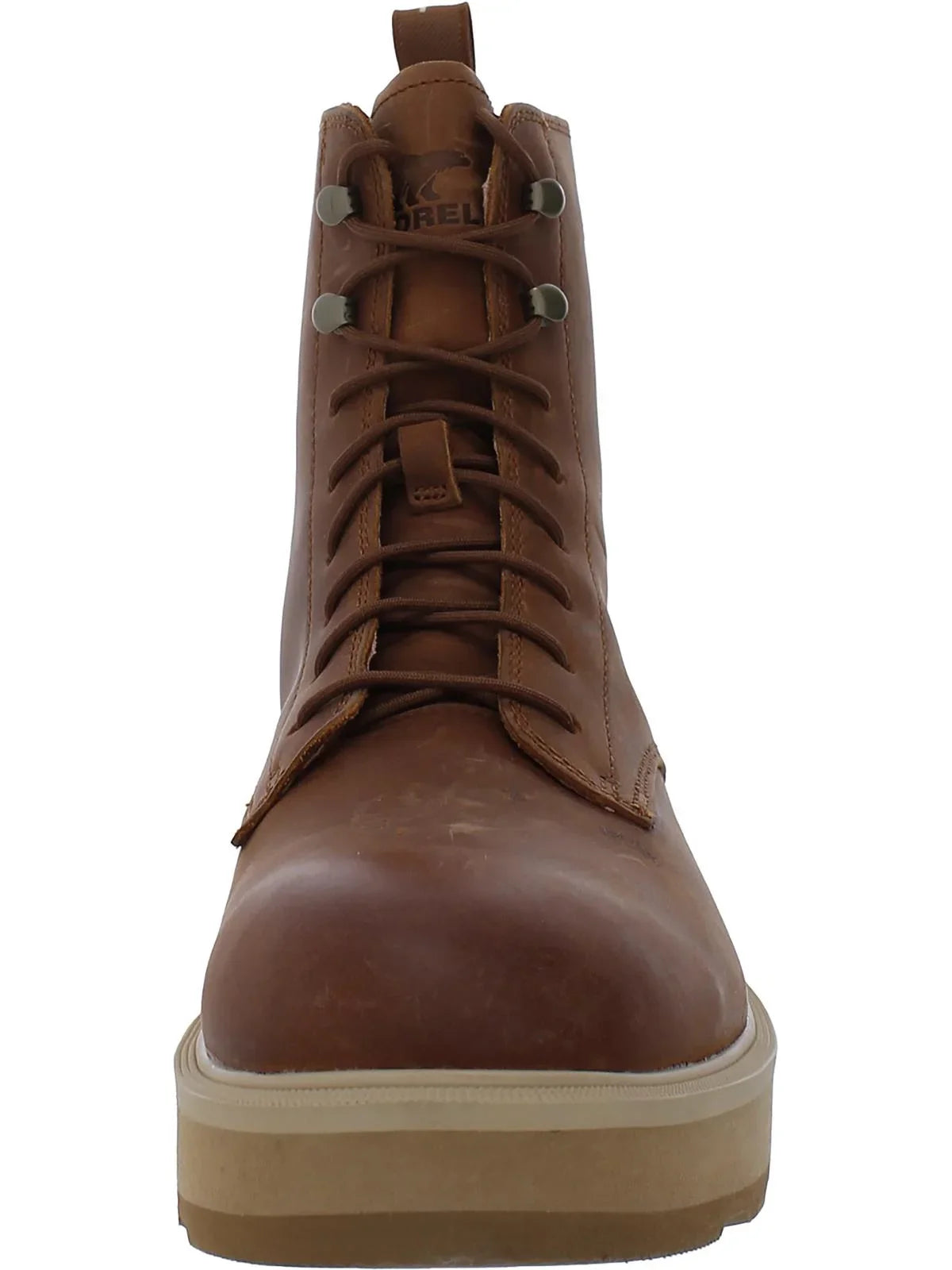 Sorel Womens Hi-Line Lace Leather Lace-Up Booties