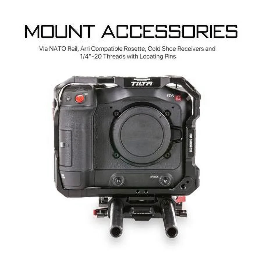 Tiltaing Lightweight Camera Cage Kit for Canon C70, Black
