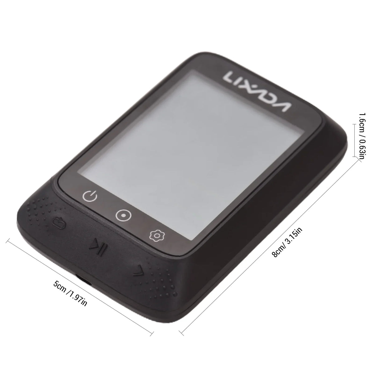 Lixada Wireless Bike GPS Computer with ANT+ Sensor Waterproof 2.3in BT Fitting Strava APP Altitude Gradient