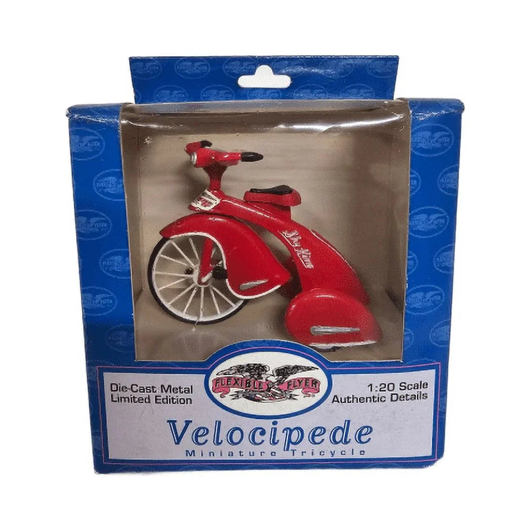 1998 Brunswick 1930's Velocipede Flexible Flyer Miniature Tricycle 1/20 Scale