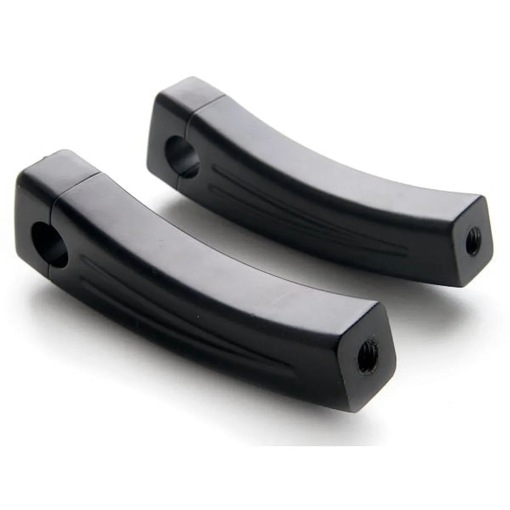 Krator 5.5" Black Bike Handlebar Pullback Risers 7/8" Fitting with Yamaha FZR 400 600 750 1000
