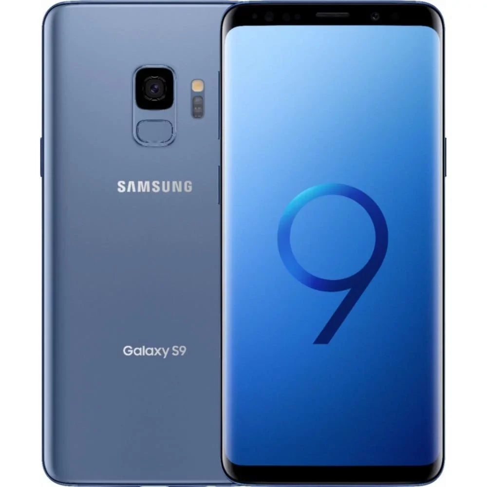 Pre-Owned Samsung Galaxy S9 G960U 64GB Fully Unlocked Coral Blue (Refurbished: Fair)
