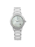 New Charriol Parsii 33mm Steel Diamond White MOP Dial Quartz Watch P33S2.920.001