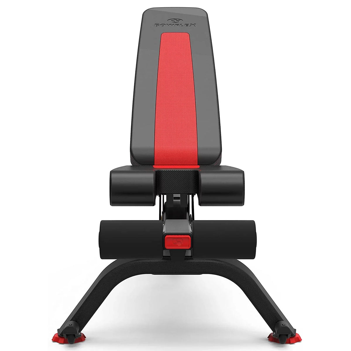 Bowflex 100675 5.1S Stowable SelectTech Adjustable Bench, 6 Adjustment Angles Bundle with Bowflex SelectTech Dumbbell Stand with Media Rack
