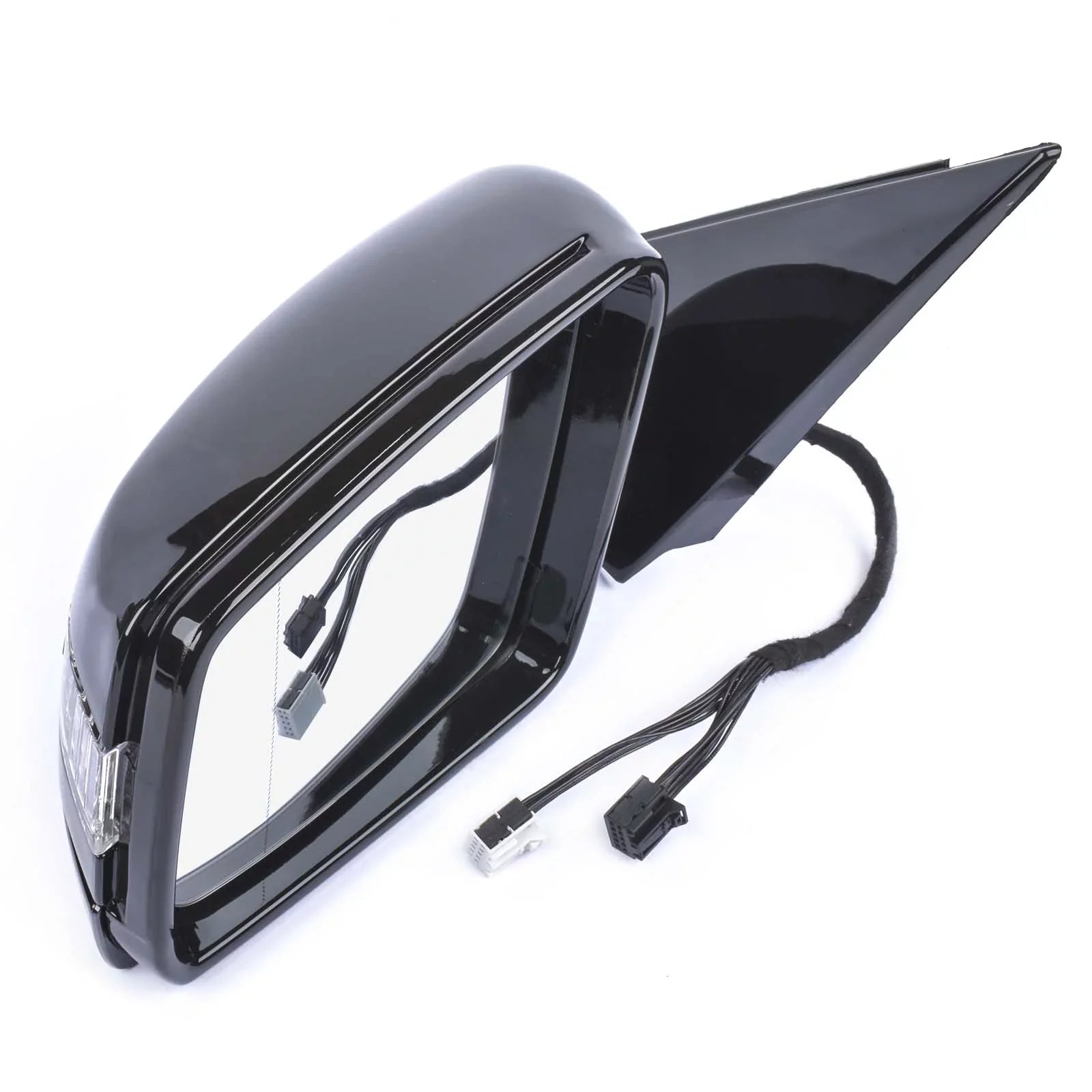 GELUOXI Driver Side Rear View Mirror for Mercedes-Benz E-Calss Sedan Wagon 2010-2016 Black 1Pc