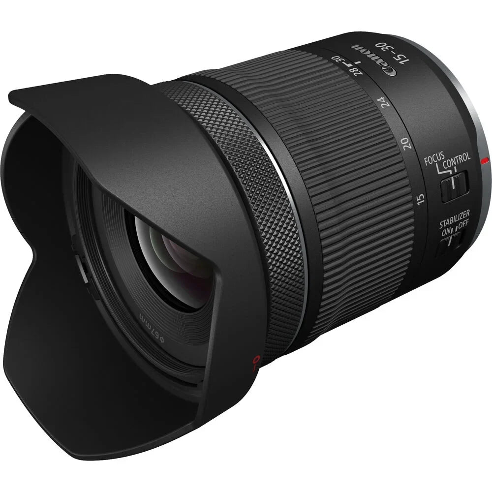 Canon RF 15-30mm f/4.5-6.3 IS STM Lens with Filter kit + Cleaning Kit + More