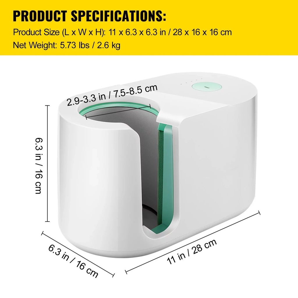 BENTISM Mug Press Machine, Automatic Mug Heat Press 11-15oz, One-touch Setting, Cup Transfer Sublimation Portable Coffee Presser, Pro Easy Mug Press Machine DIY Printing