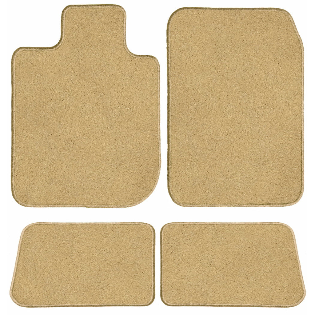 GGBAILEY BMW X3 Beige Classic Carpet Car Mats / Floor Mats, Custom Fit for 2018, 2019, 2020, 2021 - Driver, Passenger & Rear Mats