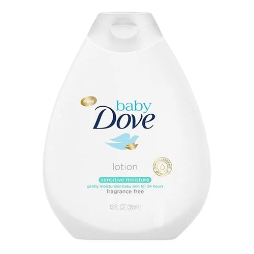 Dove Baby Sensitive Moisture Lotion, Fragrance Free, 13 Oz, 2 Pack