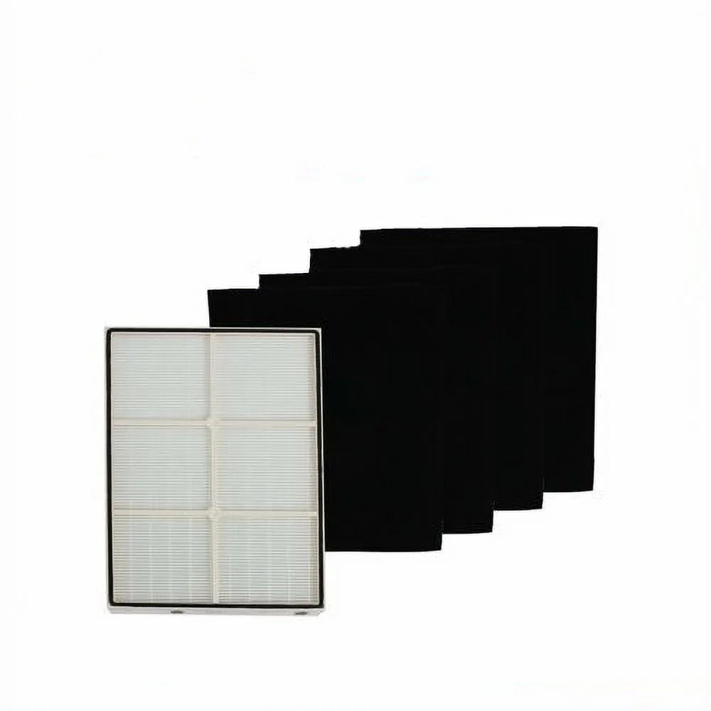 Whirlpool Matching HEPA Purifier Filter + Pre-Carbon Filters Fits Non-OEM Whispure Purifier Models AP450 AP510 (Whirpool Filter + 4 Pre-Carbon Black Filters)