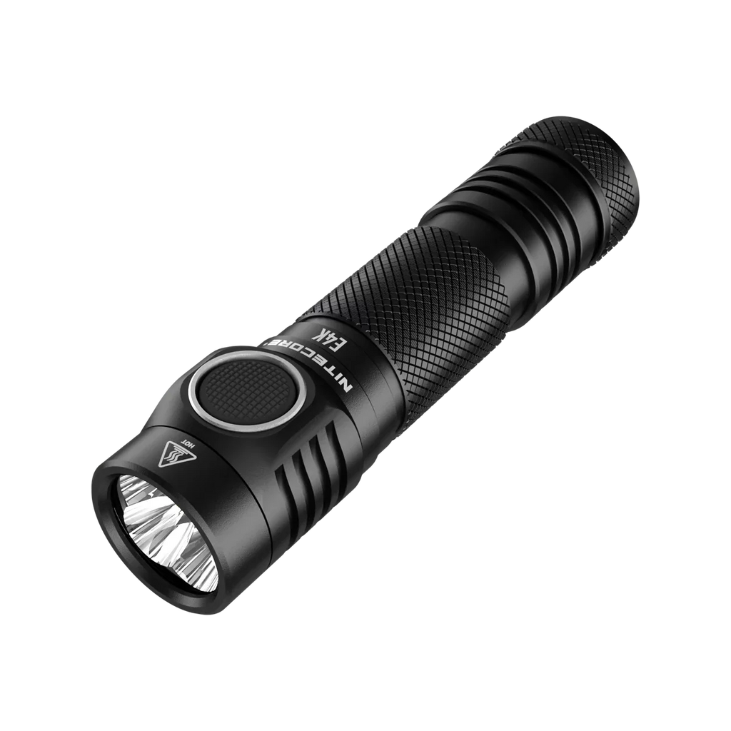 Combo: NITECORE E4K Next generation Flashlight - 4400 Lumens w/NTK05 Small Folding Knife