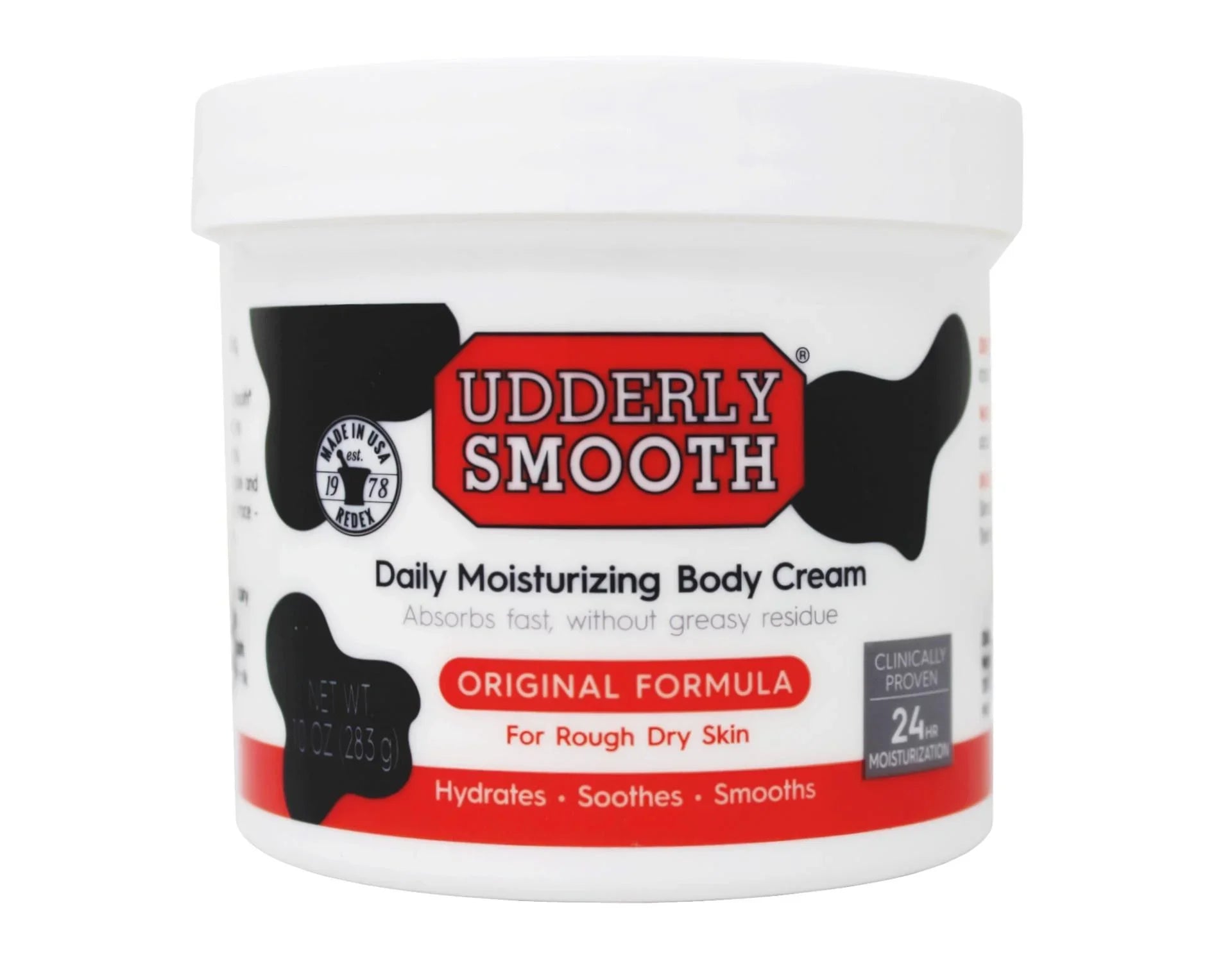 3 Pack - Udderly Smooth Body Cream Skin Moisturizer Original Formula for Rough Dry Skin, 10 Ounce