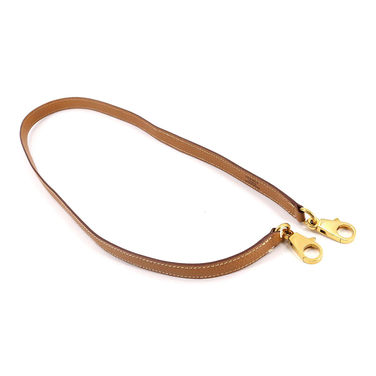 Pre-Owned Hermes HERMES Kelly Bolide shoulder strap Ardennes gold Shoulder (Good)