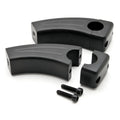 Krator 3.5" Black Motorcycle Handlebar Pullback Risers Suitable with Yamaha TX SR CS YX RD 350 400 500 600 650 750