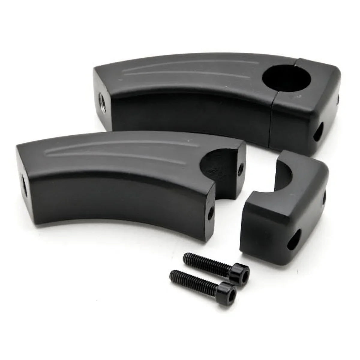 Krator 3.5" Black Motorcycle Handlebar Pullback Risers Suitable with Yamaha TX SR CS YX RD 350 400 500 600 650 750