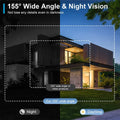 Shinysix Wireless Doorbell Camera with Two Chime, PIR Human Detection and App Alerts, Night Vision, 2-Way Audio-for Home Security