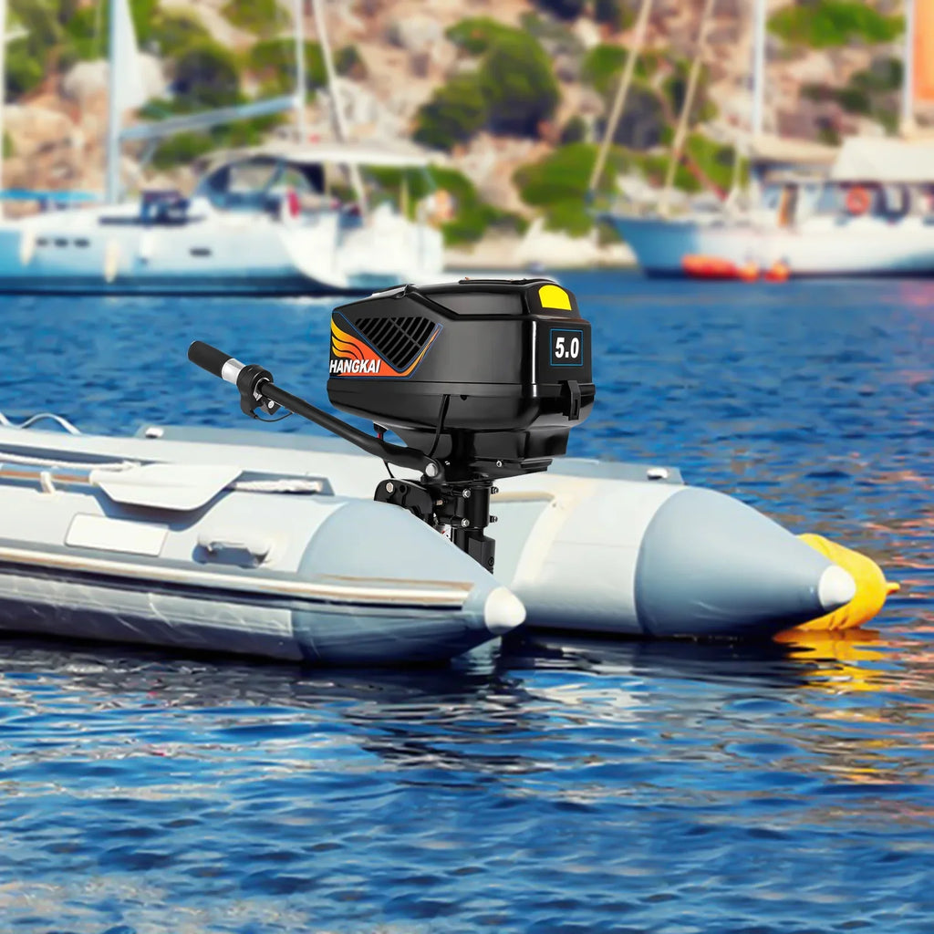 48V Electric Outboard Motor, 1200W Vessel Engine Electric Start Marine Trolley Driver Brushless Motor Propeller