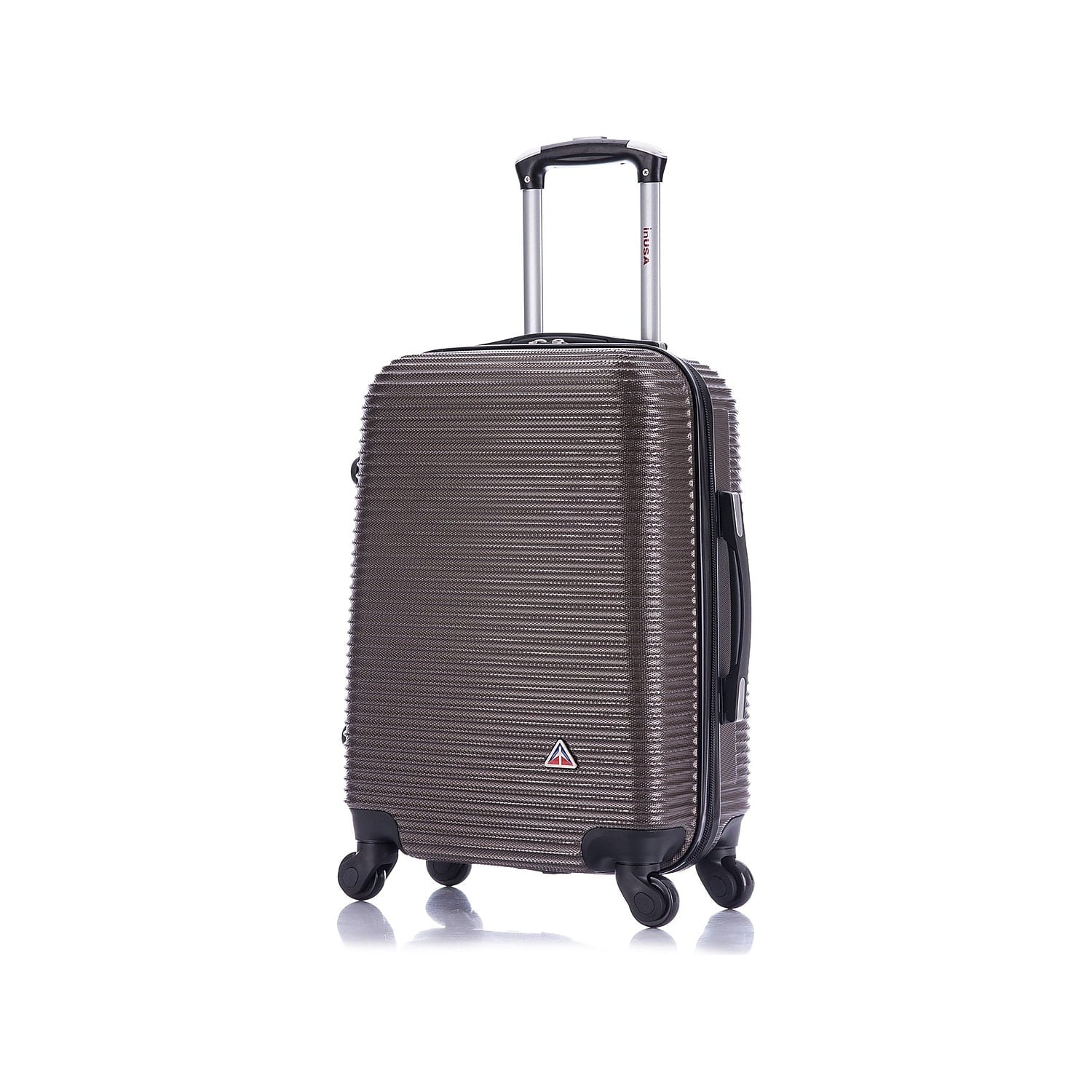InUSA Royal PC/ABS Plastic Carry-On Luggage Brown (IUROY00S-BRO)
