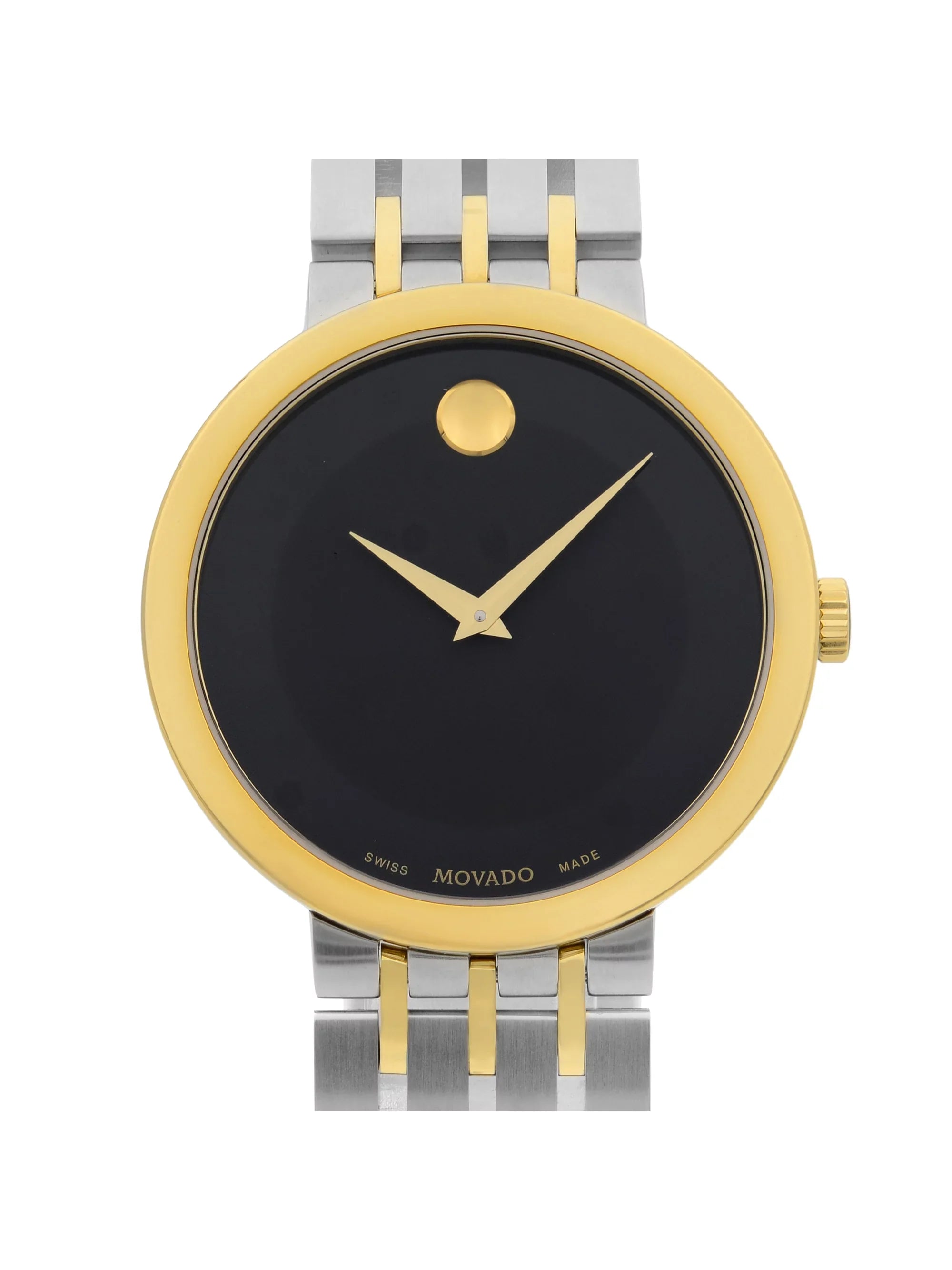Movado Esperanza Two Tone Stainless Steel Quartz Ladies Watch 607058