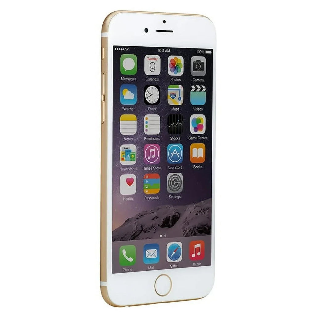 Restored Apple iPhone 6 Plus 16GB Gold, Unlocked, AT&T, Tmobile, Boost, FREE CASE (Grade A)