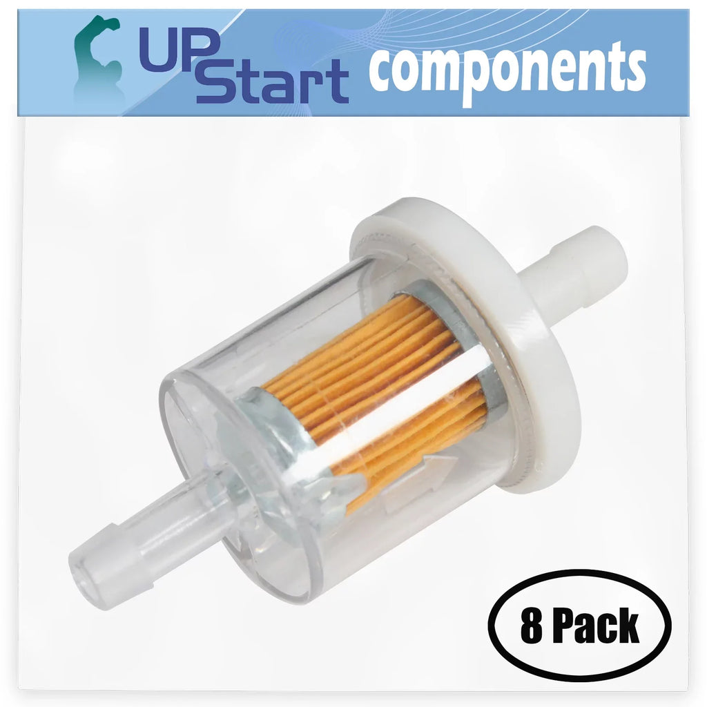 8-Pack 691035 Fuel Filter Replacement for Kawasaki FH381V BS12 4 Stroke Engine - Matching with 493629 Fuel Filter 40 Micron