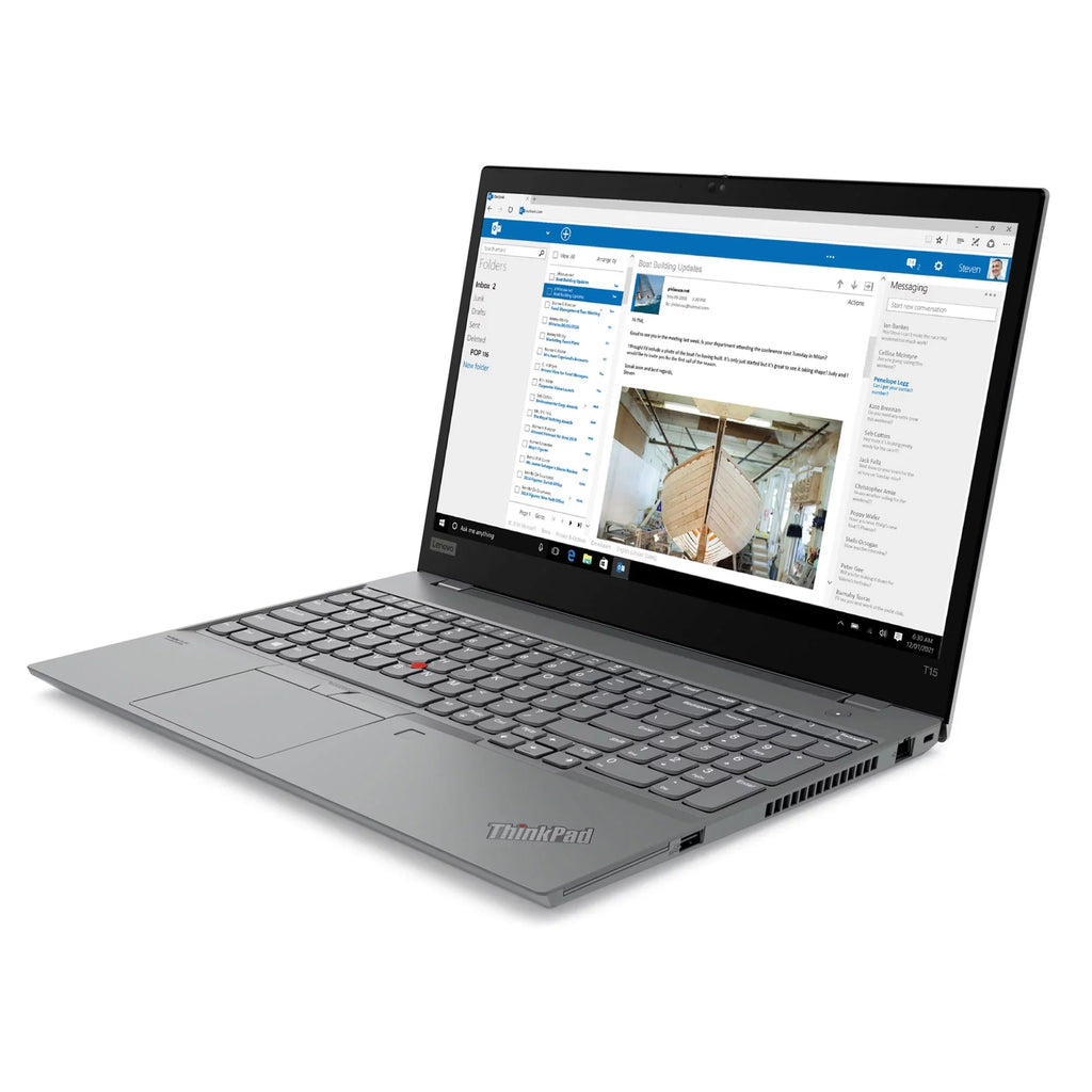 Lenovo ThinkPad T15 Gen 2 Laptop, 15.6" FHD IPS 300 nits, i7-1165G7, UHD Graphics, 16GB, 1TB SSD